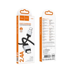 Καλώδιο Σύνδεσης X110 Honorific USB-A σε Lightning 2.4A  Μαύρο 1m