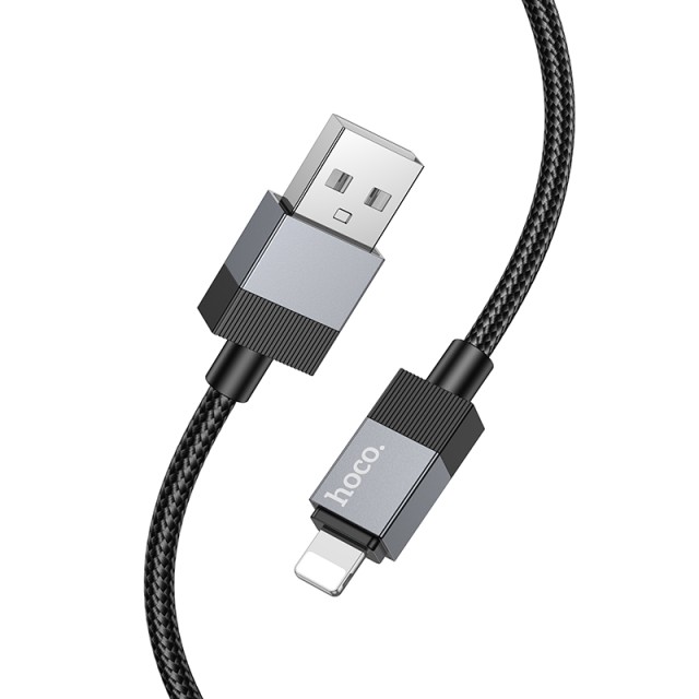 Καλώδιο Σύνδεσης X110 Honorific USB-A σε Lightning 2.4A  Μαύρο 1m