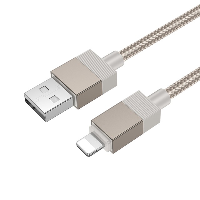 Καλώδιο Σύνδεσης X110 Honorific USB-A σε Lightning 2.4A  Χρυσό 1m