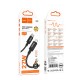 Καλώδιο σύνδεσης Hoco X89 Wind USB-C σε Lightning Braided 2m Μαύρο
