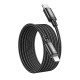 Καλώδιο σύνδεσης Hoco X89 Wind USB-C σε Lightning Braided 2m Μαύρο