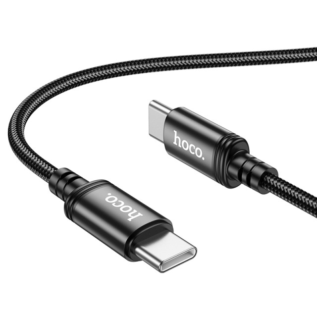 Καλώδιο Σύνδεσης Hoco X89 Wind USB-C σε USB-C 60W Braided 2m Μαύρο