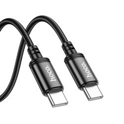 Καλώδιο Σύνδεσης Hoco X89 Wind USB-C σε USB-C 60W Braided 2m Μαύρο
