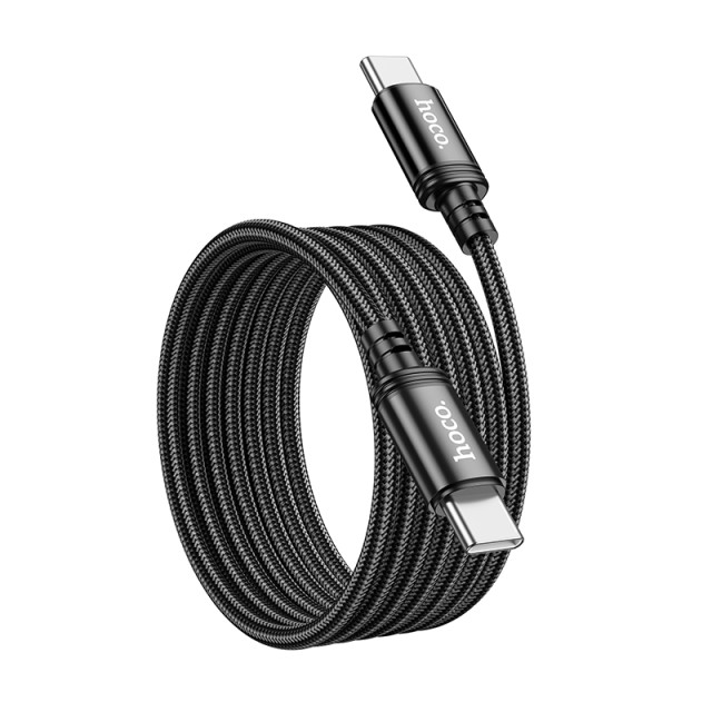 Καλώδιο Σύνδεσης Hoco X89 Wind USB-C σε USB-C 60W Braided 2m Μαύρο