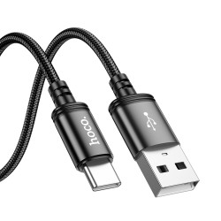 Καλώδιο σύνδεσης Hoco X89 Wind USB-A σε USB-C 3A Μαύρο 2m