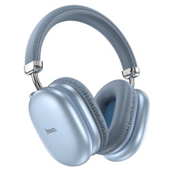 Wireless Ακουστικά Stereo Hoco W35 Max Joy V5.3 800mAh με υποδοχή Micro SD και AUX Μπλε
