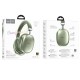 Wireless Ακουστικά Stereo Hoco W35 Max Joy V5.3 800mAh με υποδοχή Micro SD και AUX Πράσινα