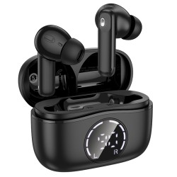 Wireless Hands Free Hoco EQ22 Singer TWS V5.4 400mAh με 7 Ώρες Λειτουργίας και Εναλλαγή Master/Slave Μαύρα