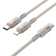 Καλώδιο Σύνδεσης Hoco U139  USB-C σε 2 x USB-C 100W 20V/5A Χρυσό 1.2m.