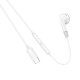 Hands Free Hoco DM53 Unilateral Earphones Stereo USB-C  με Μικρόφωνο και Πλήκτρο Λειτουργίας 1.2m Λευκά Συμβατό με όλες τις Συσκευές