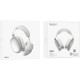 Wireless Ακουστικά Stereo Hoco ESD15 Max Shadow V5.3 400mAh με υποδοχή Micro SD, Μικρόφωνο και AUX Ασημί