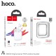 Wireless Hands Free Hoco DES03 Plus TWS V5.0  350mAh και 3h Ώρες Λειτουργίας Λευκά με Μαύρο Silicon Sleeve