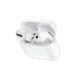 Wireless Hands Free Hoco DES08 Plus TWS V5.0  300mAh και 3h Ώρες Λειτουργίας Λευκά με Μαύρο Silicon Sleeve