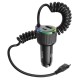 Φορτιστής Αυτοκινήτου Hoco NZ17A Avant-garde 1xUSB-A και 2xUSB-C 50W PD+QC με Καλώδιο Type-C Black
