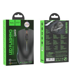 Ενσύρματο Ποντίκι Gaming Hoco GM19 Enjoy με 3 Πλήκτρα, Φωτισμό, 1000 DPI Μαύρο Ενσύρματο Ποντίκι Gaming Hoco GM19 Enjoy με 3 Πλήκτρα, Φωτισμό, 1000 DPI Μαύρο