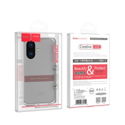 Θήκη Hoco TPU Light Series για Apple iPhone 16 Plus Smoke