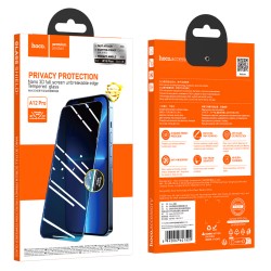 Tempered Glass Hoco A12 Pro Edges Protection 28 Μοίρες Privacy Angle Apple iPhone 15 Plus/16 Plus