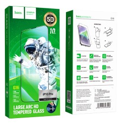Tempered Glass Hoco Premium Series G16 Full Screen HD 5D Large Arc 0.4mm 9H για Apple iPhone 16 Pro Σετ 10τεμ. Tempered Glass Hoco Premium Series G16 Full Screen HD 5D Large Arc 0.4mm 9H για Apple iPhone 16 Pro Σετ 10τεμ.