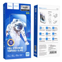 Tempered Glass Hoco Premium Series G14 0.33mm HD Full Screen Large Arc Edges Protection HD 3D για Apple iPhone 16 Pro Σετ 10τεμ. Tempered Glass Hoco Premium Series G14 0.33mm HD Full Screen Large Arc Edges Protection HD 3D για Apple iPhone 16 Pro Σετ 10τεμ.