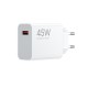 Φορτιστής Ταξιδίου Xiaomi BHR07SLEU 45W με USB-A Λευκός