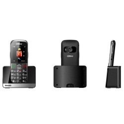 Maxcom MM720 SE 2.2" με Μεγάλα Πλήκτρα, Bluetooth, Ραδιόφωνο, Φακό, Κάμερα και Πλήκτρο Έκτακτης Ανάγκης Μαύρο