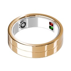 Smart Ring Maxcom mRing MR100 No.13 (Εσωτερική Διάμετρος 22.3mm) IP68 με Μετρητή Παλμών, Ύπνου, Θερμίδες, Βήματα Χρυσό