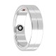 Smart Ring Maxcom mRing MR100 No.13 (Εσωτερική Διάμετρος 22.3mm) IP68 με Μετρητή Παλμών, Ύπνου, Θερμίδες, Βήματα Ασημί