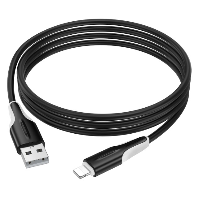 Καλώδιο Borofone BX119 USB σε Lightning 2.4A Μαύρο 1m
