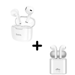 3 x Wireless Hands Free Hoco DES37 Ballad TWS V5.3 250mAh 3.5 Ώρες Λειτουργίας  + Δώρο 1 x Wireless Hands Free Media-Tech MT3589W