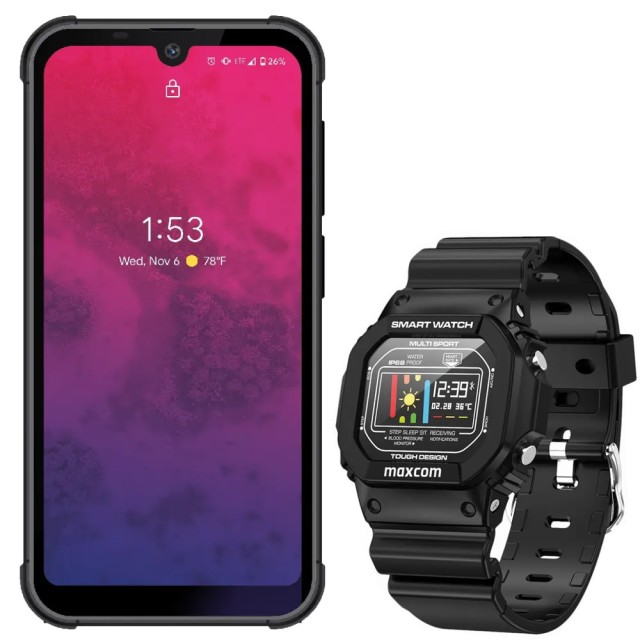 Maxcom MS572 (Dual Sim) LTE 5.7" και Δώρο Maxcom Smartwatch FitGo FW22 Classic
