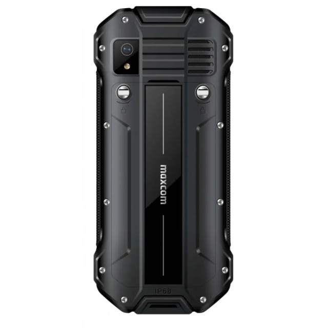 Maxcom Strong MM918 L (Dual Sim) 2.4" Water-dust proof IP68 4G VoLTE με Φακό, Ραδιόφωνο και Κάμερα Μαύρο