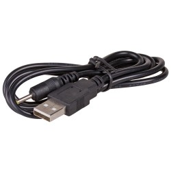 Καλώδιο Τροφοδοσίας Akyga AK-DC-02 USB A Αρσενικό σε 2.5 x 0.7 mm Αρσενικό Μήκος 0.8 m
