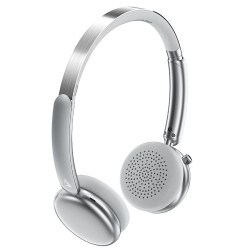 Wireless Ακουστικά Stereo Acefast H8 500mAh v5.4 ANC με Μικρόφωνο Ασημί
