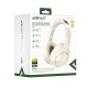 Wireless Ακουστικά Hi-Fi Stereo Acefast H5 30db ANC AUX 500mAh v5.4 Μαύρα με HD Μικρόφωνο Memory Foam Μαξιλαράκια και Θήκη