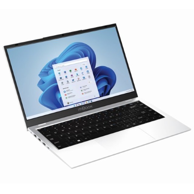 Φορητός Υπολογιστής Maxcom Office mBook 14" Lite Intel Celeron N4020 2.8 GHz 4GB/128GB M.2 SSD Λευκός Windows 11 Home