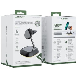 Επιτραπέζια Βάση Ασύρματης Φόρτισης Acefast E16 3-σε-1 20.5W για Φόρτιση 3 Συσκευών με LED Φωτισμό Μαύρη Επιτραπέζια Βάση Ασύρματης Φόρτισης Acefast E16 3-σε-1 20.5W για Φόρτιση 3 Συσκευών με LED Φωτισμό Μαύρη