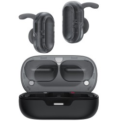 Wireless Earphones Hands Free Acefast FA003 TWS v5.3 550mAh 8hr Λειτουργίας 4-Mic ENC Τεχνολογία IPX4 και Ασύρματη Φόρτιση Μαύρα