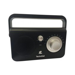 Φορητό Ραδιόφωνο Technisat CLASSIC 100 1W με Υποδοχή Ακουστικών 3.5mm και Καλώδιο Τροφοδοσίας Μαύρο