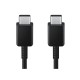 Φορτιστής Ταξιδίου Samsung Super Fast Charging T4511XBE 45W USB-C και Καλώδιο USB-C σε USB-C Μαύρο 1.8m