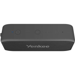 Φορητό Ηχείο Wireless Yenkee YSP 3010BK Mini BT v5.3 TWS 2400mAh 20W με USB-C SD CARD  3.5mm Μαύρο