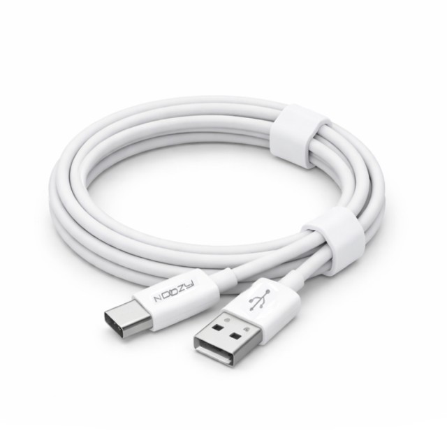 Καλώδιο Σύνδεσης και Φόρτισης Noozy Flow E44 USB σε USB-C 3.0A Λευκό 1m
