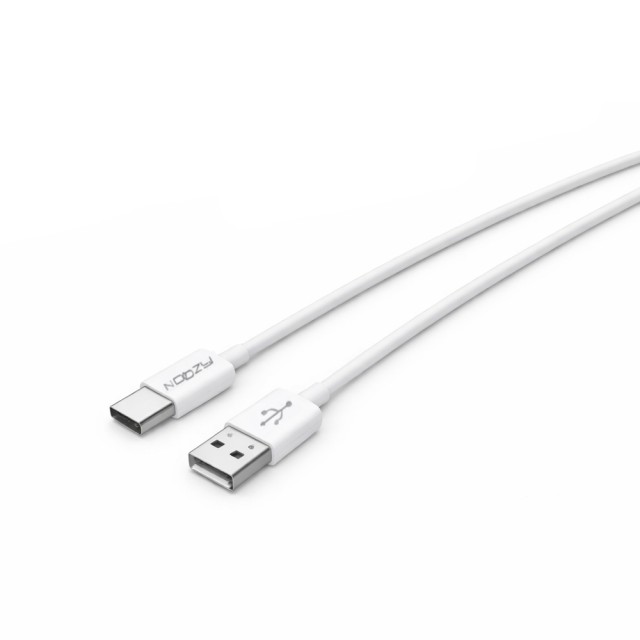 Καλώδιο Σύνδεσης και Φόρτισης Noozy Flow E44 USB σε USB-C 3.0A Λευκό 1m