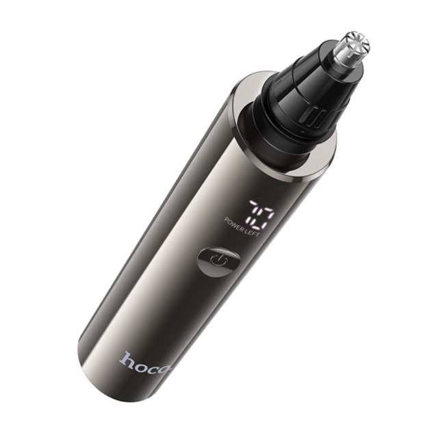 Επαναφορτιζόμενη Ξυριστική Μηχανή & Trimmer Hoco HP36 600mAh με 3 Κεφαλές και LED Ένδειξη Μπαταρίας και Φόρτισης Μεταλλικό Γκρι Επαναφορτιζόμενη Ξυριστική Μηχανή & Trimmer Hoco HP36 600mAh με 3 Κεφαλές και LED Ένδειξη Μπαταρίας και Φόρτισης Μεταλλικό Γκρι