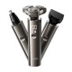 Επαναφορτιζόμενη Ξυριστική Μηχανή & Trimmer Hoco HP36 600mAh με 3 Κεφαλές και LED Ένδειξη Μπαταρίας και Φόρτισης Μεταλλικό Γκρι Επαναφορτιζόμενη Ξυριστική Μηχανή & Trimmer Hoco HP36 600mAh με 3 Κεφαλές και LED Ένδειξη Μπαταρίας και Φόρτισης Μεταλλικό Γκρι