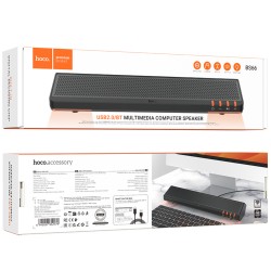 Computer Speaker Hoco BS66 Smooth 6W USB2.0 Bluetooth v5.0 και Κουμπιά Λειτουργιών Μαύρο