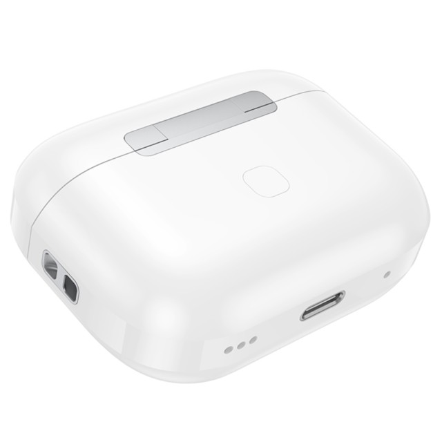 Wireless Hands Free Hoco EW88 Rampino ANC v5.4 280mAh 4 Ώρες Ομιλίας Σύστημα Εύρεσης Ακουστικού και Οθόνη Αφής Λευκά