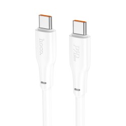 Καλώδιο Hoco X93 Force USB-C σε USB-C PD240W 5A Λευκό 1m