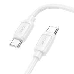Καλώδιο Hoco X115 Surpass USB-C σε USB-C PD60W 3.0A Λευκό 1m