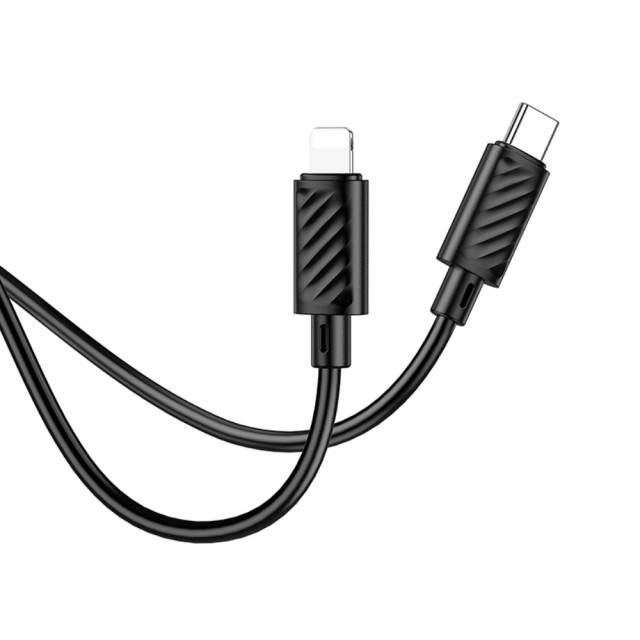 Καλώδιο Hoco X88 Gratified USB-C σε Lightning PD27W Μαύρο 2m
