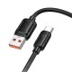 Καλώδιο Hoco X115 Surpass USB-A σε USB-C 100W 5A Μαύρο 1m Καλώδιο Hoco X115 Surpass USB-A σε USB-C 100W 5A Μαύρο 1m